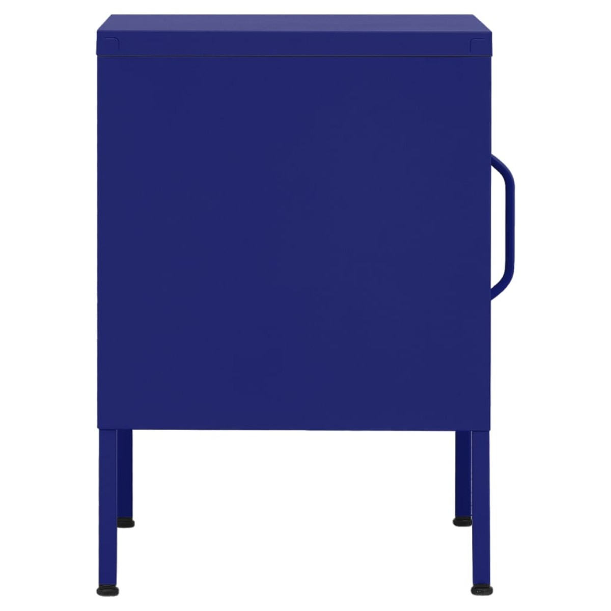vidaXL Κομοδίνα 2 τεμ. Ναυτικό Μπλε 35 x 35 x 51 εκ. Ατσάλινα