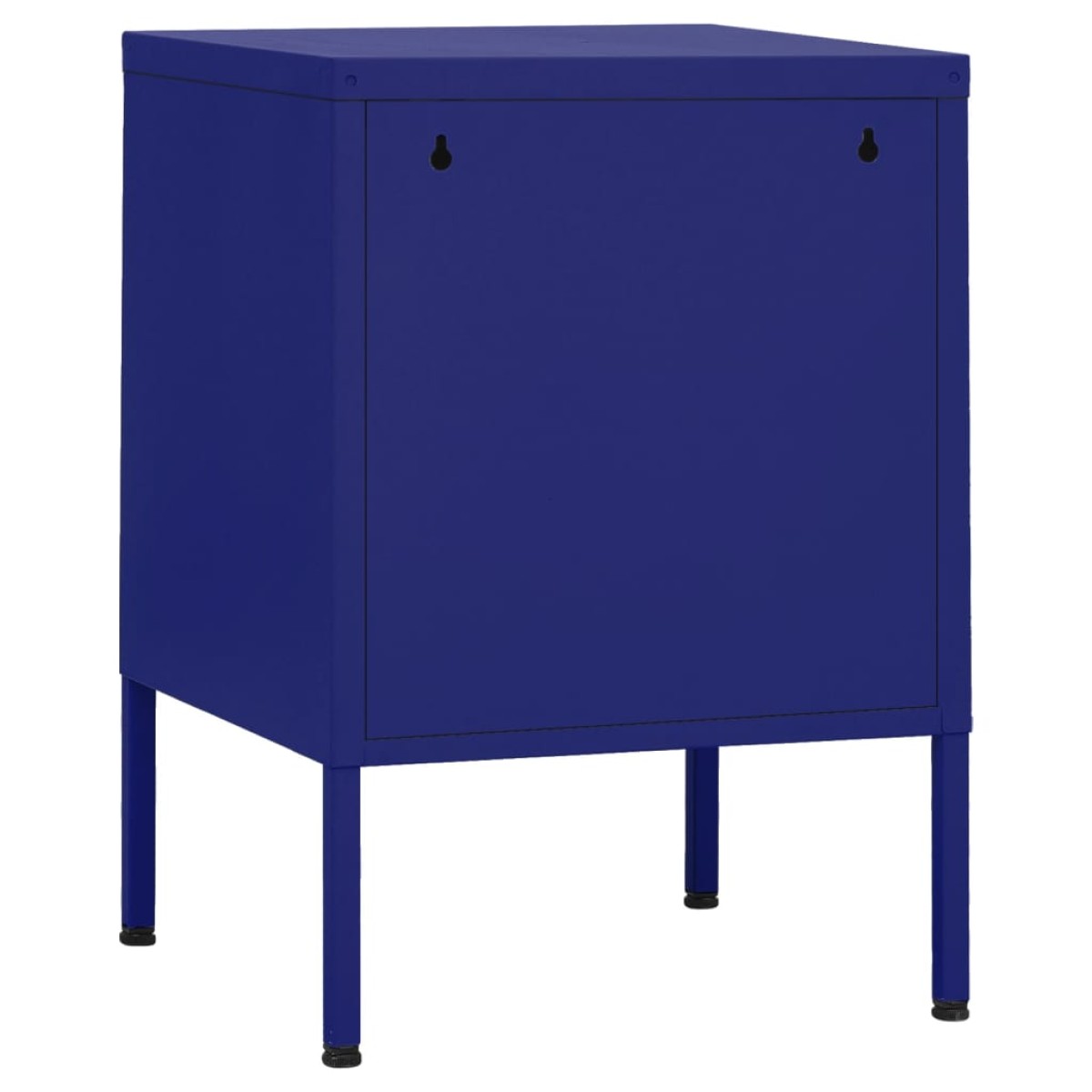 vidaXL Κομοδίνα 2 τεμ. Ναυτικό Μπλε 35 x 35 x 51 εκ. Ατσάλινα