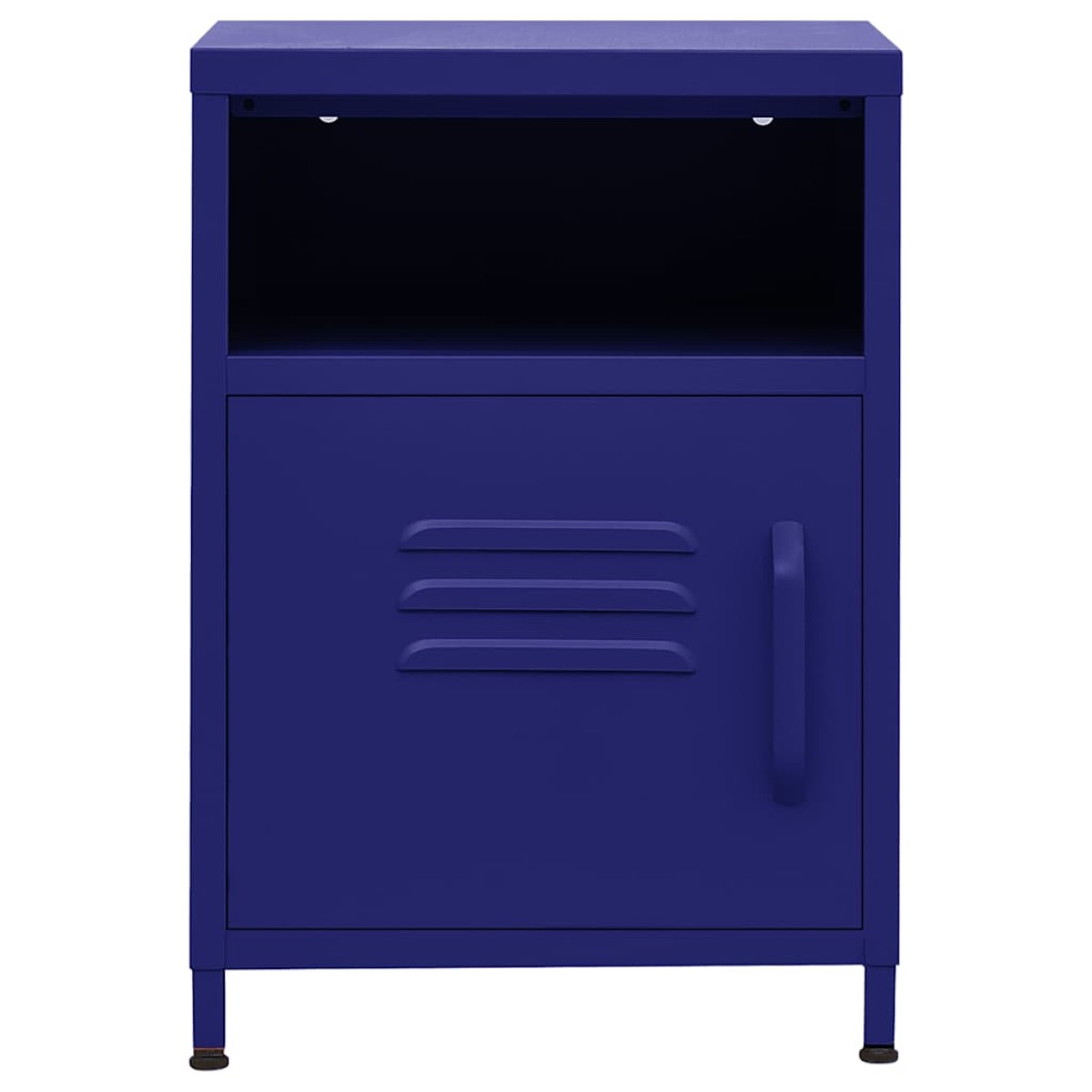 vidaXL Κομοδίνα 2 τεμ. Ναυτικό Μπλε 35 x 35 x 51 εκ. Ατσάλινα