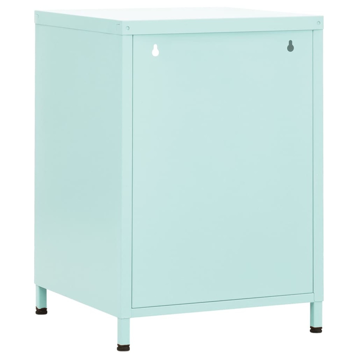 vidaXL Κομοδίνα 2 τεμ. Χρώμα Μέντας 35 x 35 x 51 εκ. Ατσάλινα