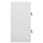 vidaXL Φοριαμοί 2 τεμ. Ανοιχτό Γκρι 90 x 45 x 92,5 εκ. Ατσάλινοι