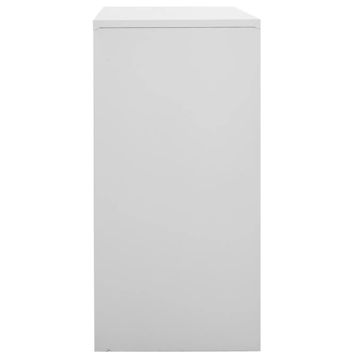 vidaXL Φοριαμοί 2 τεμ. Ανοιχτό Γκρι 90 x 45 x 92,5 εκ. Ατσάλινοι