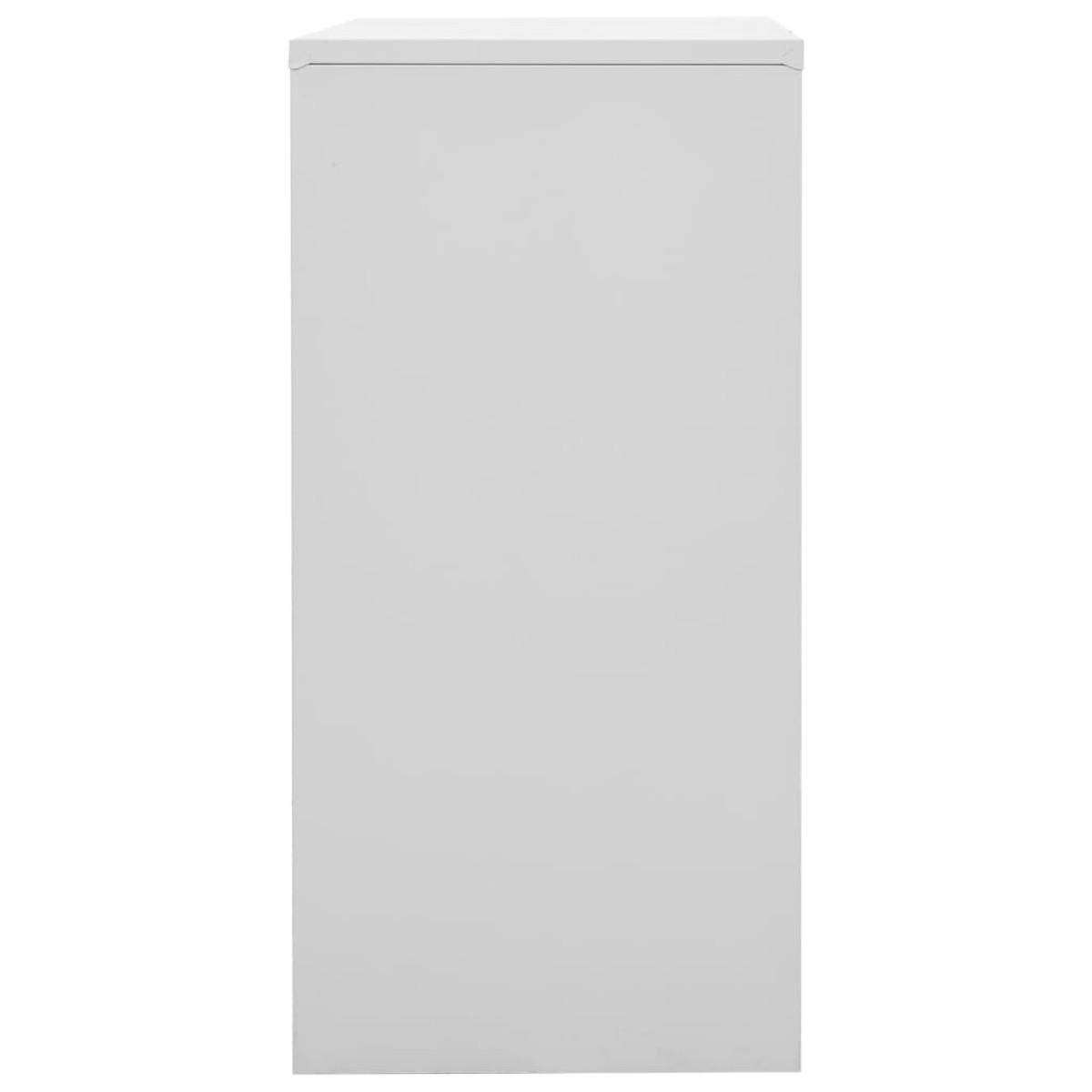 vidaXL Φοριαμοί 2 τεμ. Ανοιχτό Γκρι/Πράσινο 90x45x92,5 εκ. Ατσάλινοι
