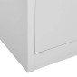 vidaXL Φοριαμοί 5 τεμ. Ανοιχτό Γκρι 90 x 45 x 92,5 εκ. Ατσάλινοι