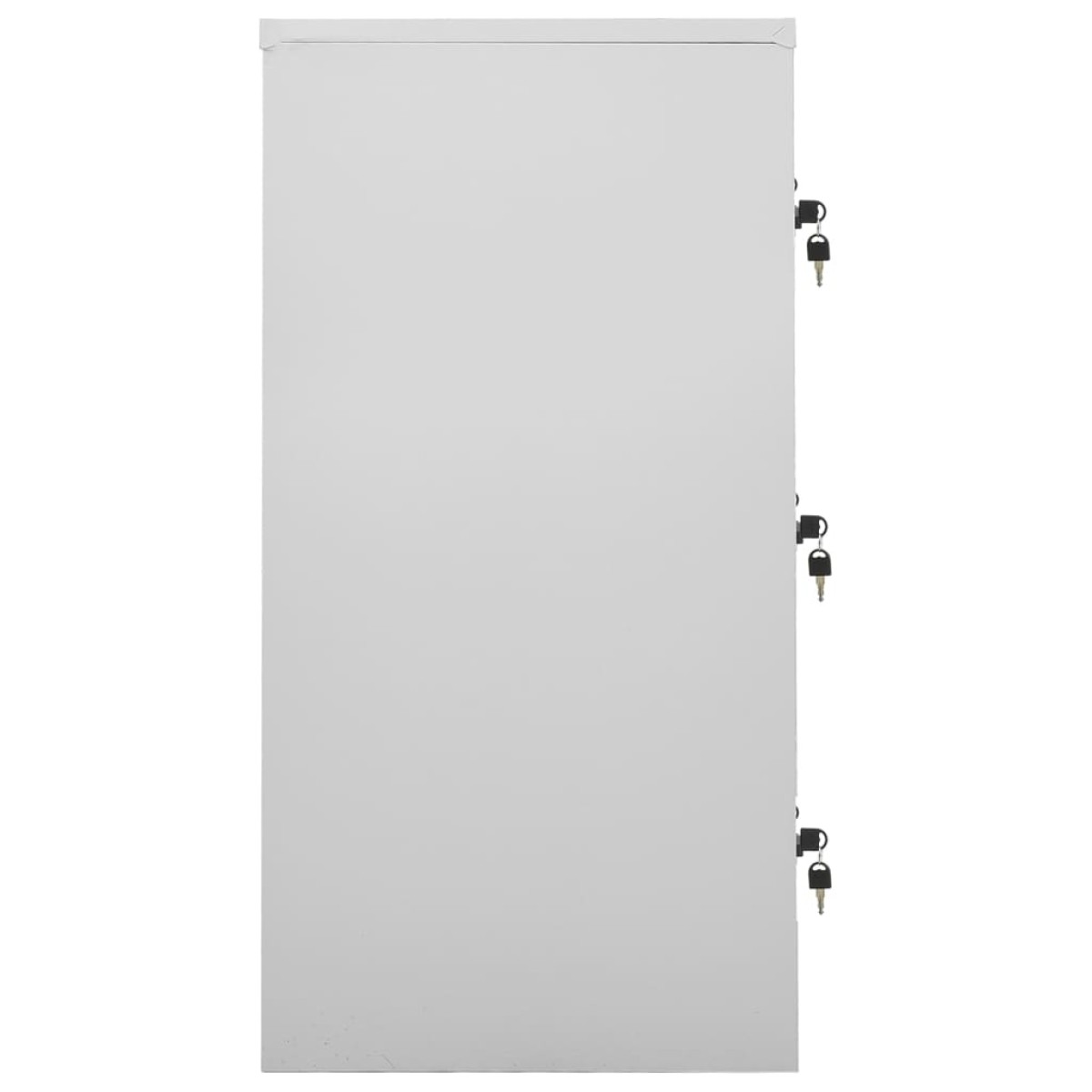 vidaXL Φοριαμοί 5 τεμ. Ανοιχτό Γκρι/Πράσινο 90x45x92,5 εκ. Ατσάλινοι