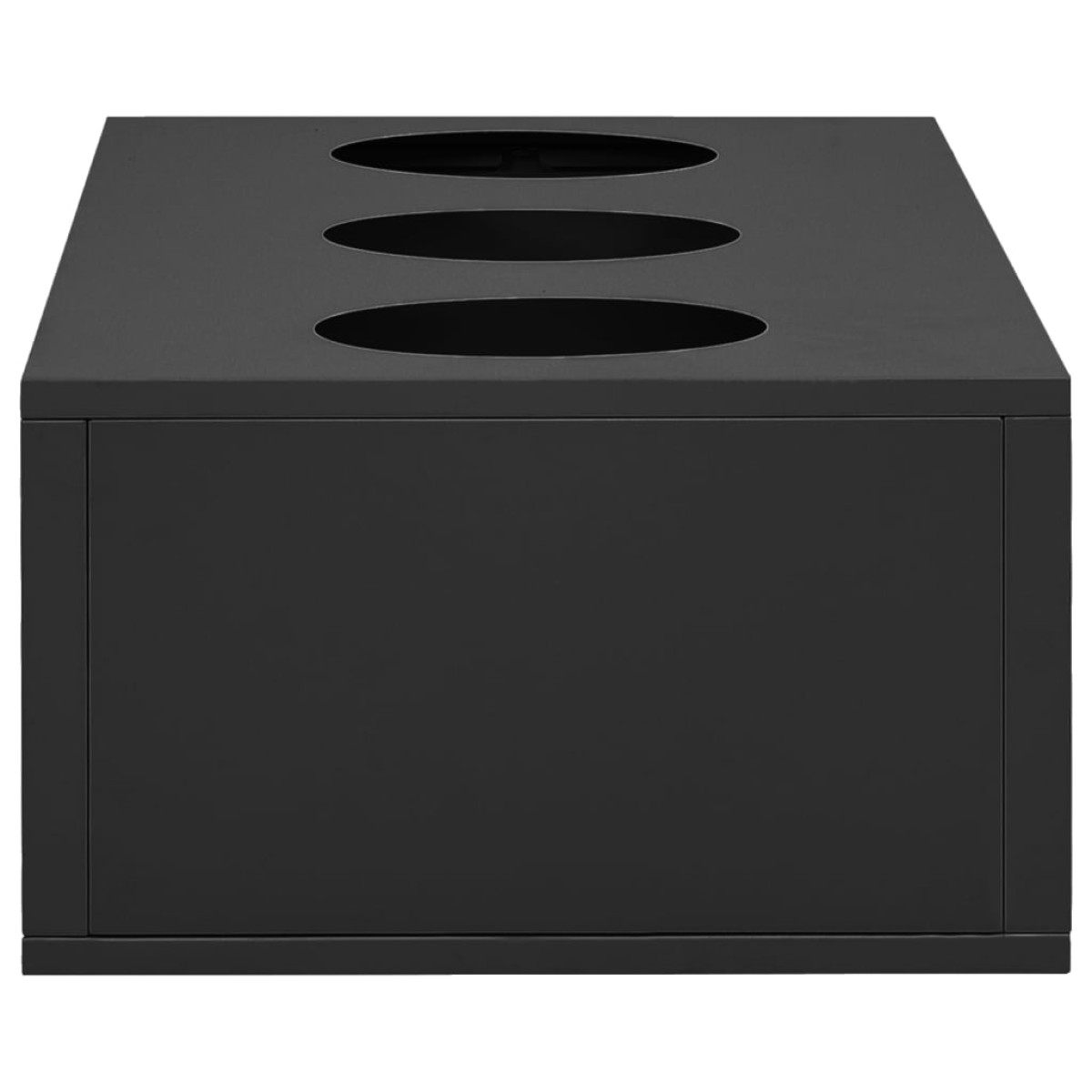 vidaXL Ντουλάπα Γραφείου με Γλάστρα Ανθρακί 90 x 40 x 125 εκ. Ατσάλινη