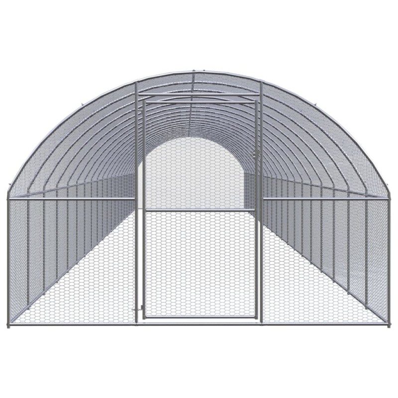 vidaXL Κοτέτσι Εξωτερικού Χώρου 3 x 20 x 2 μ. από Γαλβανισμένο Χάλυβα