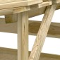 vidaXL Πέργκολες με Οροφή 6 τεμ. 100x90x100 εκ. από Εμποτισμένο Πεύκο