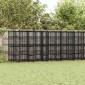 vidaXL Κλουβί Σκύλου Εξωτερικού Χώρου 16,59 μ² από Ατσάλι