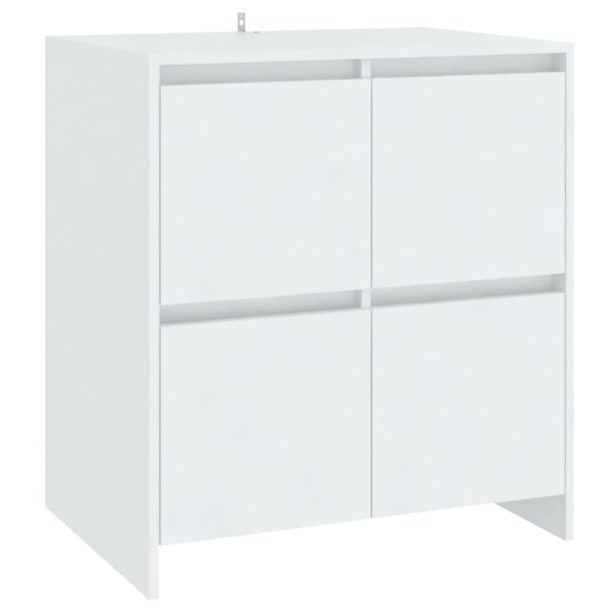 vidaXL Ντουλάπια 2 τεμ. Λευκά 70 x 41 x 75 εκ. από Μοριοσανίδα