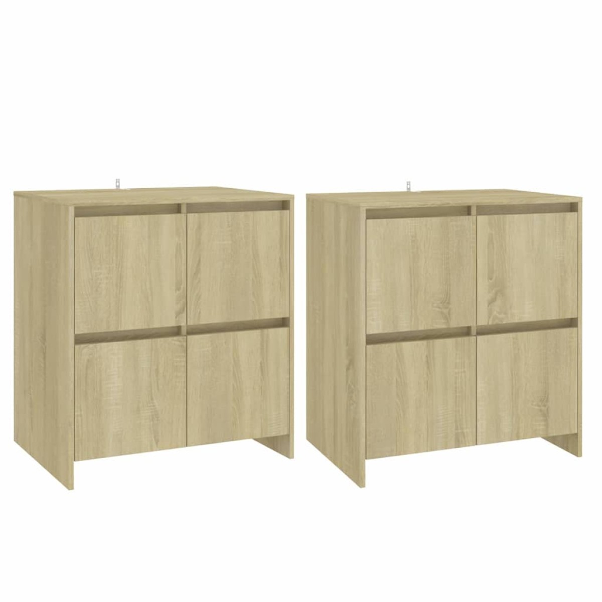 vidaXL Ντουλάπια 2 τεμ. Sonoma Δρυς 70 x 41 x 75 εκ. από Μοριοσανίδα