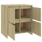vidaXL Ντουλάπια 2 τεμ. Sonoma Δρυς 70 x 41 x 75 εκ. από Μοριοσανίδα