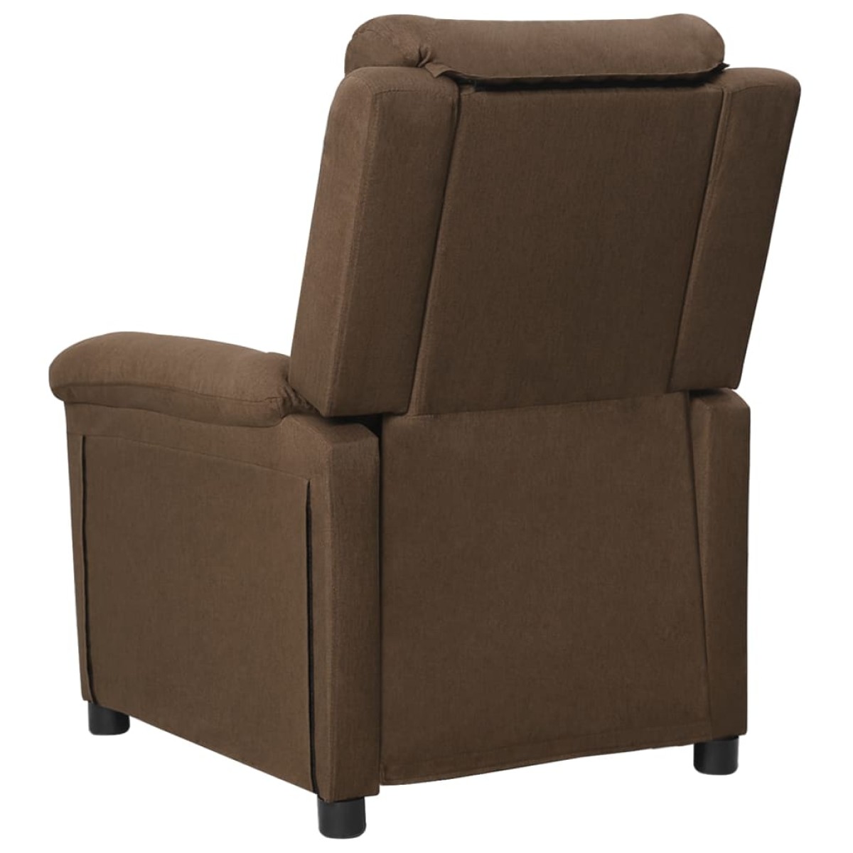 vidaXL Πολυθρόνα Ανακλινόμενη Ηλεκτρική Καφέ Υφασμάτινη