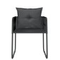 vidaXL Σετ Τραπεζαρίας Κήπου 3 Τεμαχίων Μαύρο