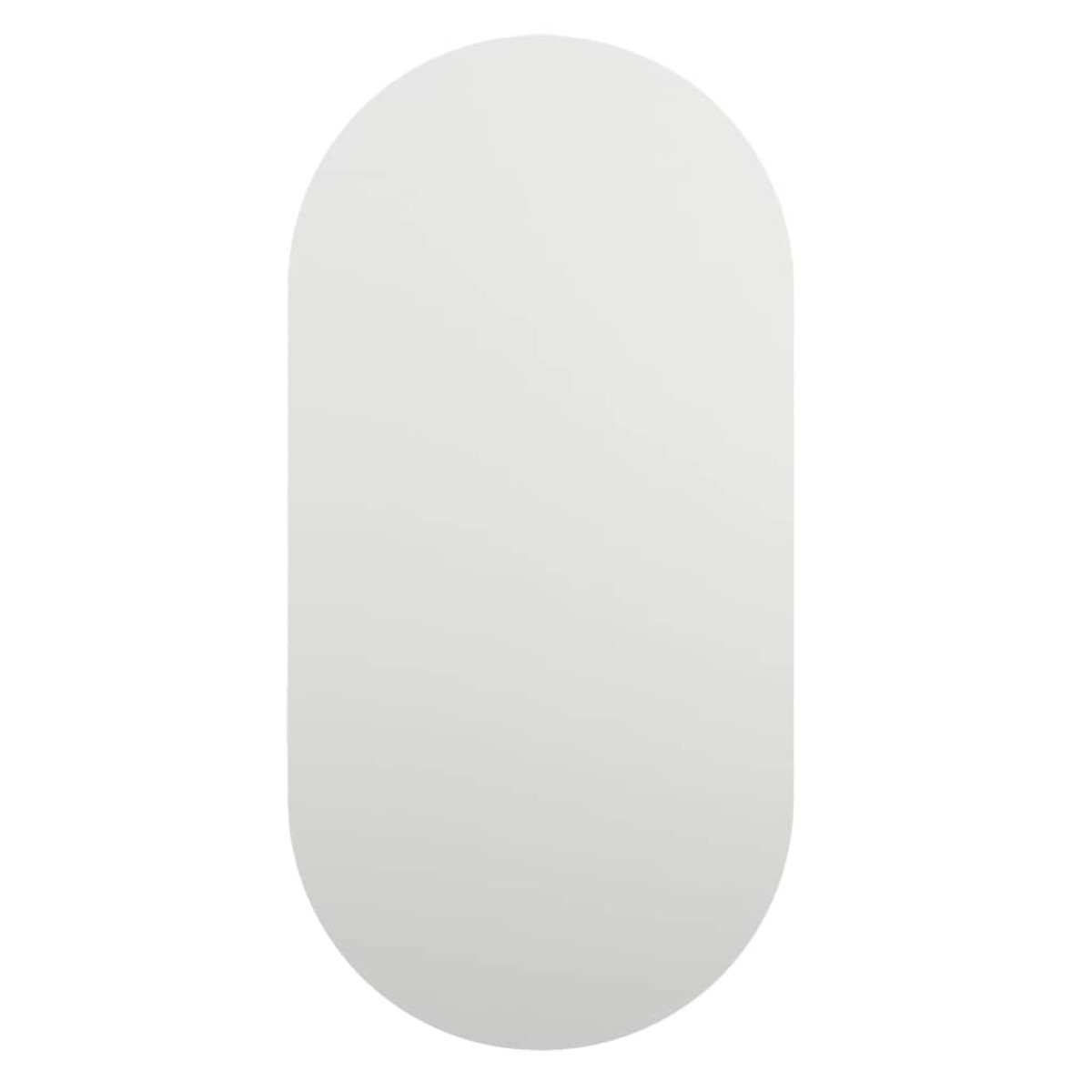 vidaXL Καθρέφτης με Φώτα LED 80x40 εκ. Γυαλί Οβάλ