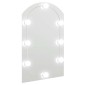 vidaXL Καθρέφτης με Φώτα LED 60x40 εκ. Γυαλί Οβάλ