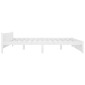 vidaXL Πλαίσιο Κρεβατιού Συρτάρια Λευκό 180 x 200 εκ Super King Size