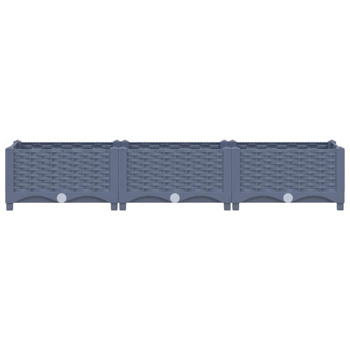 vidaXL Ζαρντινιέρα 120 x 40 x 23 εκ. από Πολυπροπυλένιο