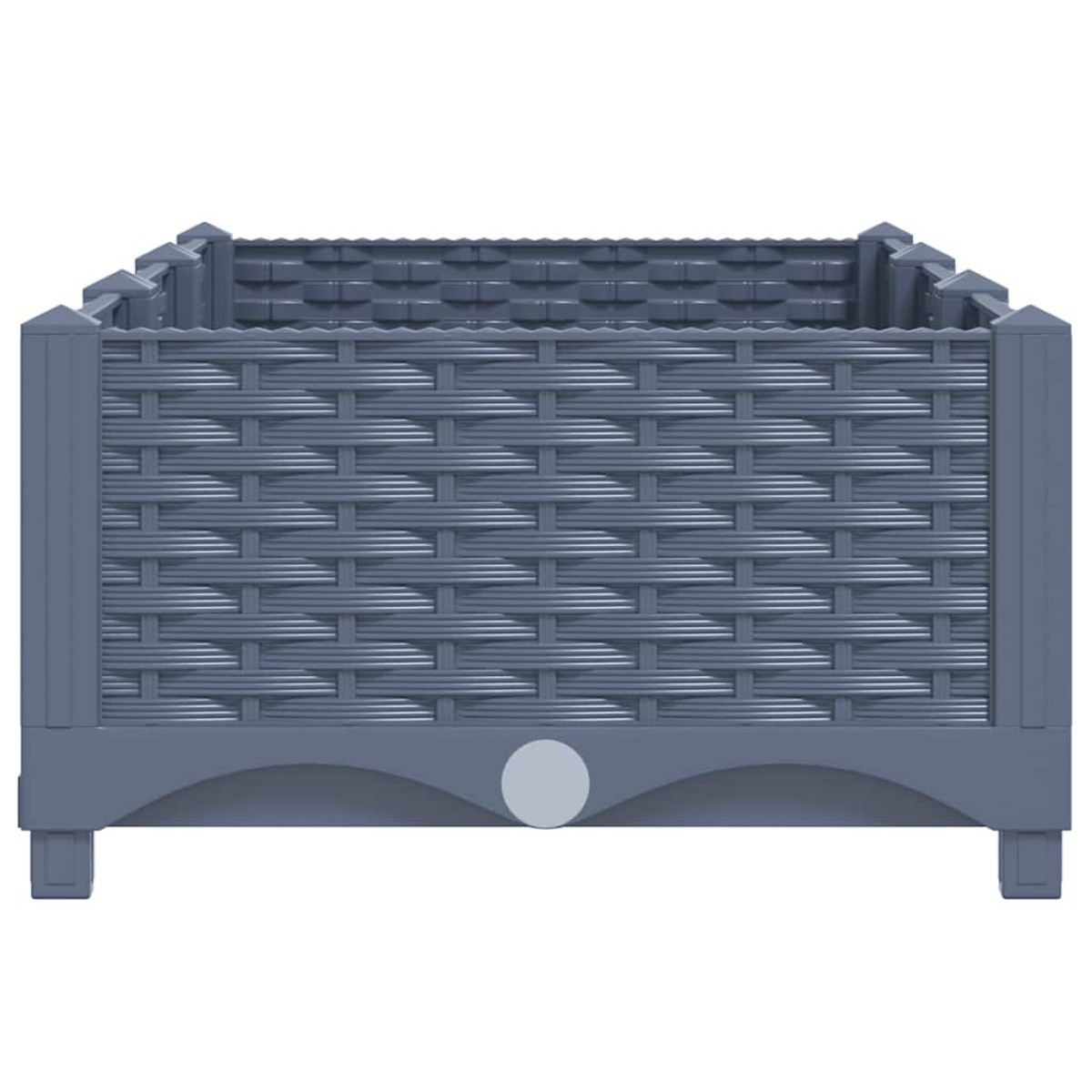 vidaXL Ζαρντινιέρα 120 x 40 x 23 εκ. από Πολυπροπυλένιο