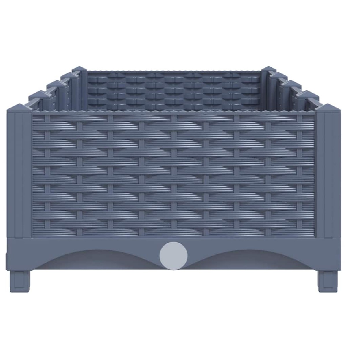 vidaXL Ζαρντινιέρα 160 x 40 x 23 εκ. από Πολυπροπυλένιο