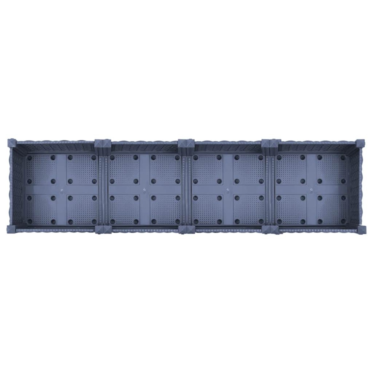 vidaXL Ζαρντινιέρα 160 x 40 x 23 εκ. από Πολυπροπυλένιο