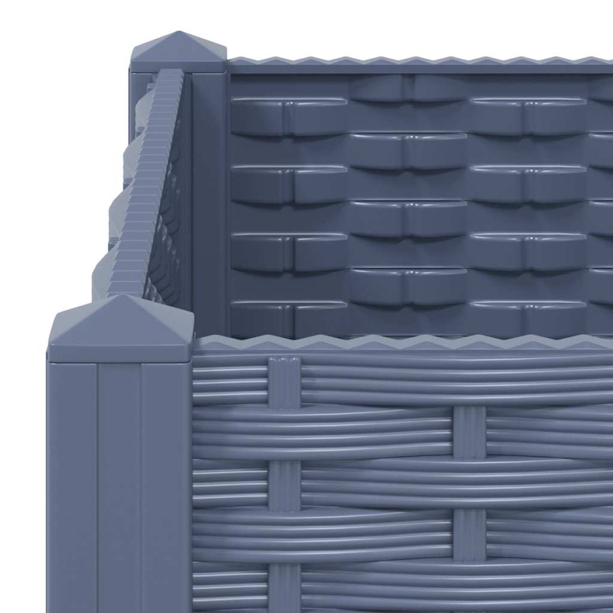 vidaXL Ζαρντινιέρα 160 x 40 x 23 εκ. από Πολυπροπυλένιο