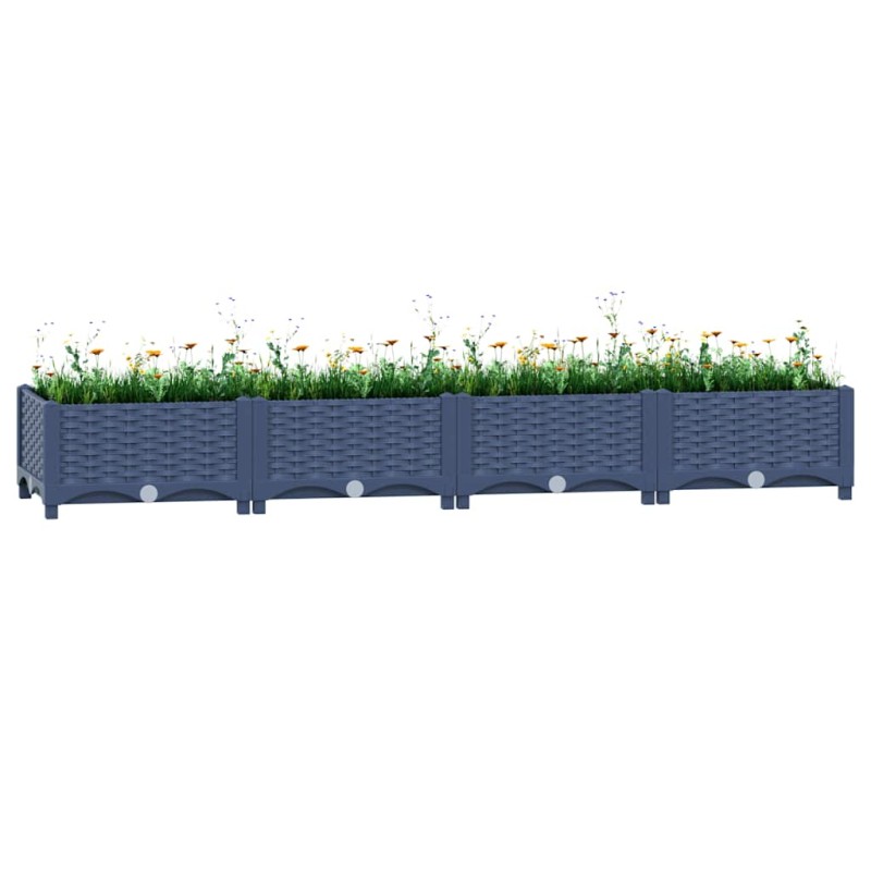 vidaXL Ζαρντινιέρα 160 x 40 x 23 εκ. από Πολυπροπυλένιο