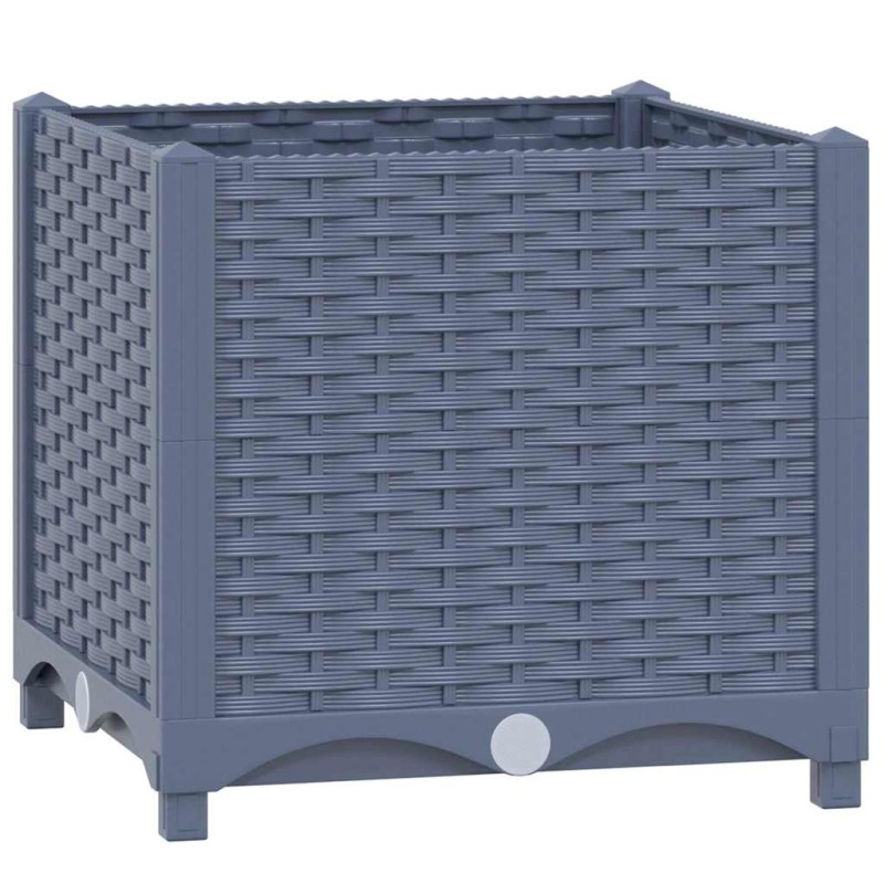 vidaXL Ζαρντινιέρα 40 x 40 x 38 εκ. από Πολυπροπυλένιο