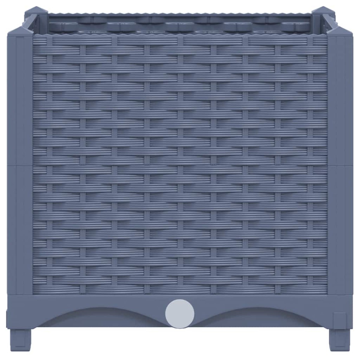vidaXL Ζαρντινιέρα 40 x 40 x 38 εκ. από Πολυπροπυλένιο