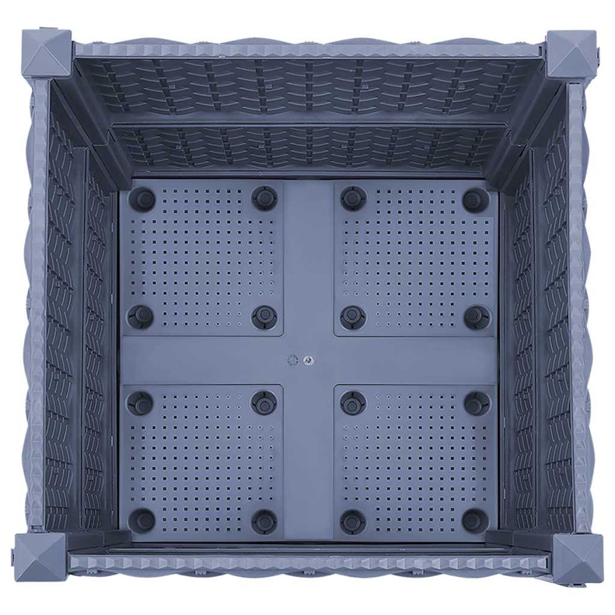 vidaXL Ζαρντινιέρα 40 x 40 x 38 εκ. από Πολυπροπυλένιο