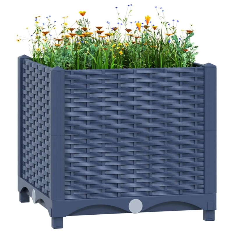 vidaXL Ζαρντινιέρα 40 x 40 x 38 εκ. από Πολυπροπυλένιο