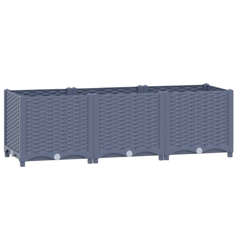 vidaXL Ζαρντινιέρα 120 x 40 x 38 εκ. από Πολυπροπυλένιο