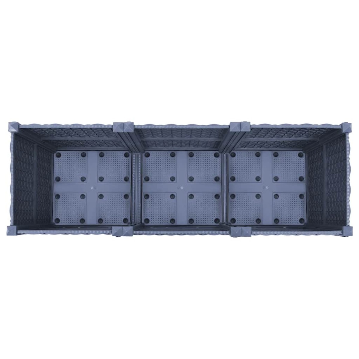 vidaXL Ζαρντινιέρα 120 x 40 x 38 εκ. από Πολυπροπυλένιο