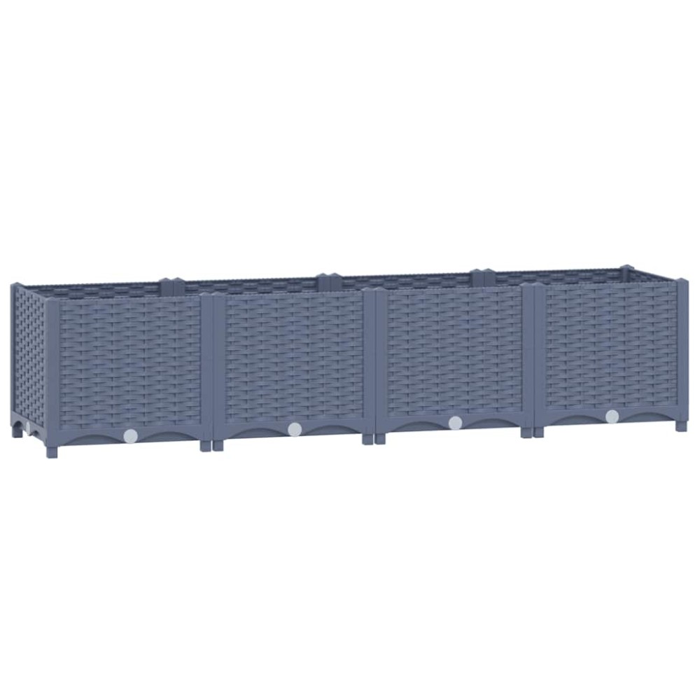 vidaXL Ζαρντινιέρα 160 x 40 x 38 εκ. από Πολυπροπυλένιο