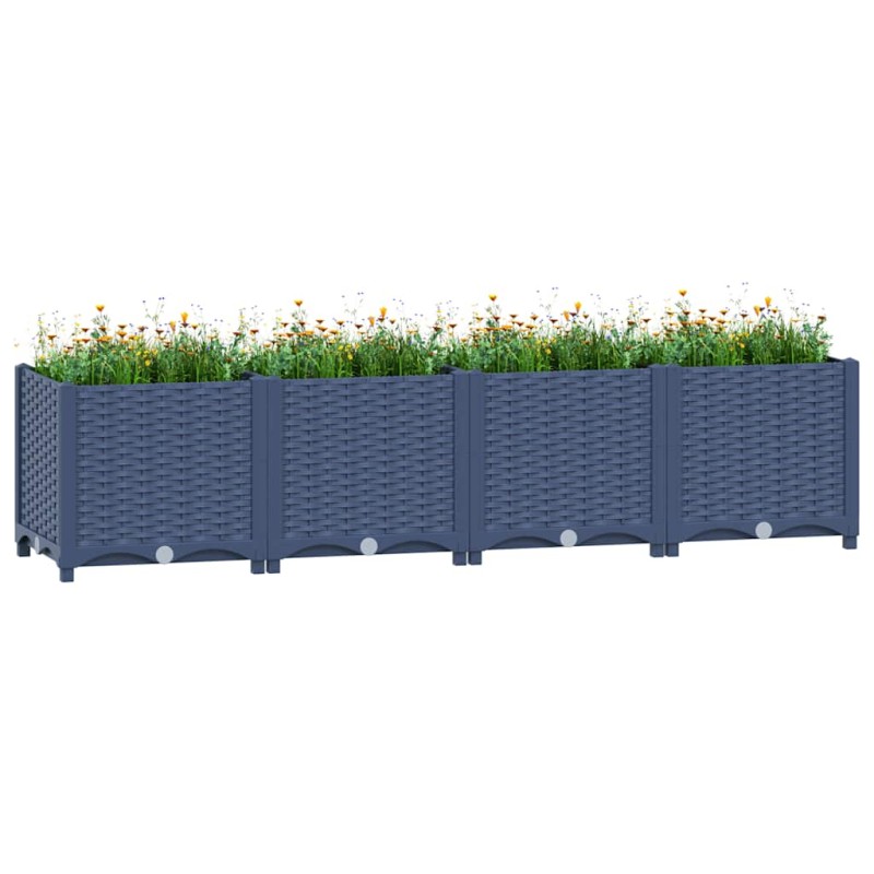 vidaXL Ζαρντινιέρα 160 x 40 x 38 εκ. από Πολυπροπυλένιο