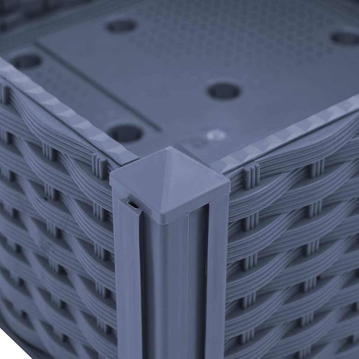 vidaXL Ζαρντινιέρα 80 x 40 x 71 εκ. από Πολυπροπυλένιο