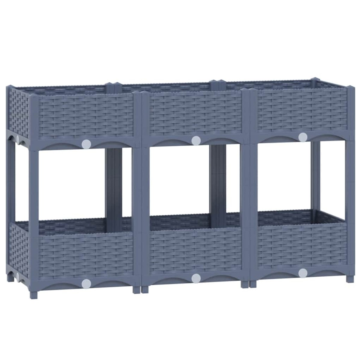 vidaXL Ζαρντινιέρα 120 x 40 x 71 εκ. από Πολυπροπυλένιο