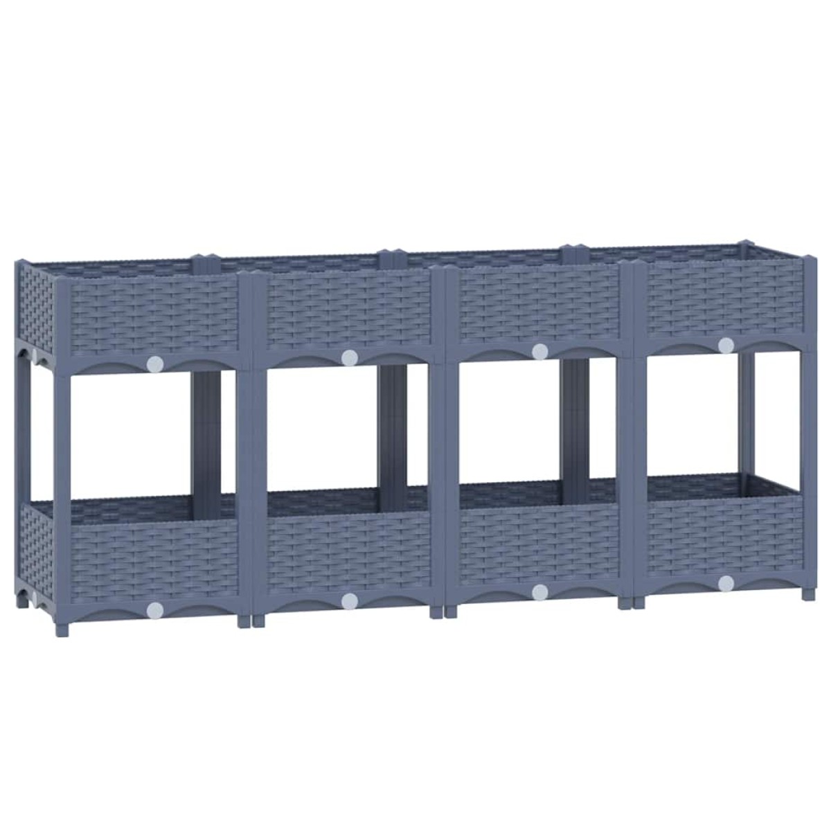 vidaXL Ζαρντινιέρα 160 x 40 x 71 εκ. από Πολυπροπυλένιο