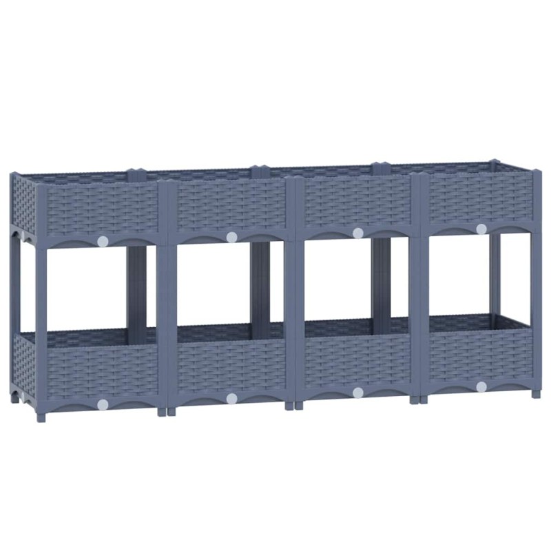 vidaXL Ζαρντινιέρα 160 x 40 x 71 εκ. από Πολυπροπυλένιο