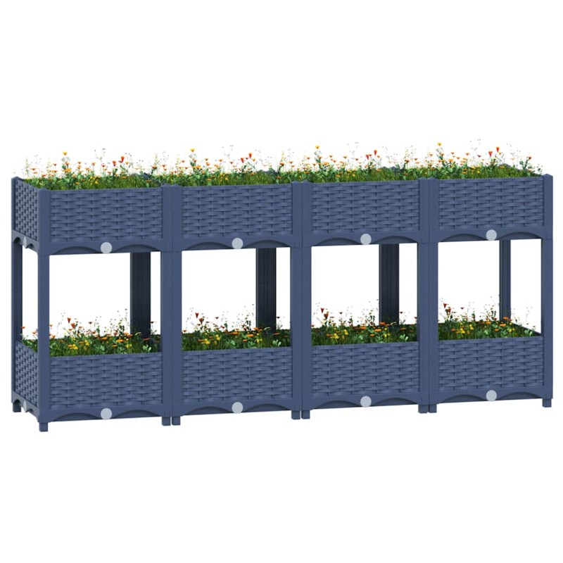 vidaXL Ζαρντινιέρα 160 x 40 x 71 εκ. από Πολυπροπυλένιο
