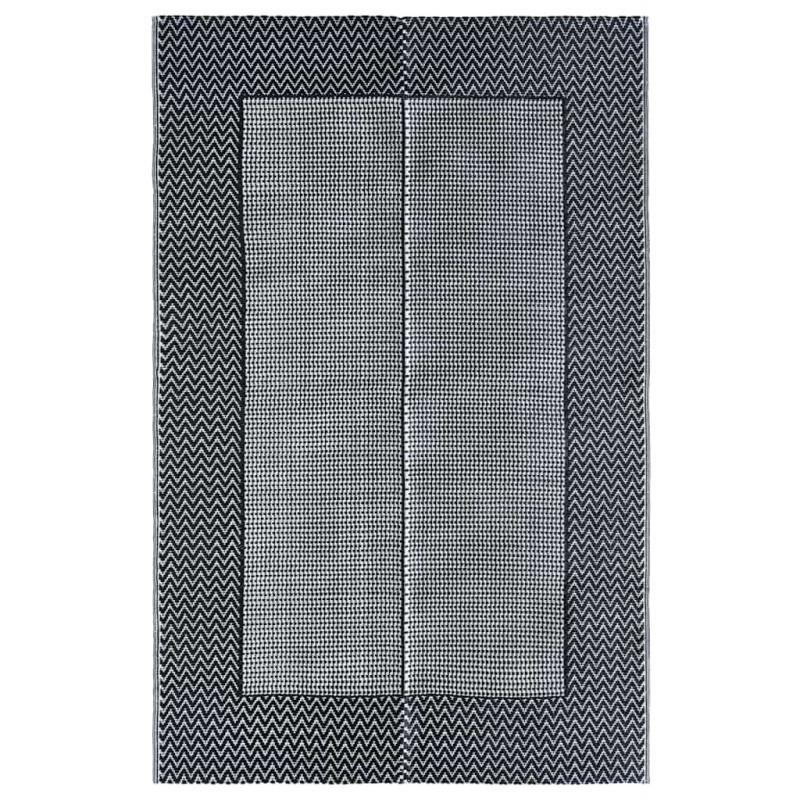 vidaXL Χαλί εξωτερικού χώρου ARAKIL γκρι 120x180 cm PP