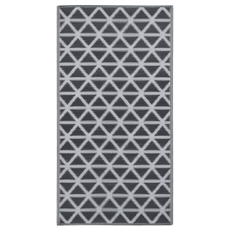 vidaXL Χαλί εξωτερικού χώρου ARAKIL Μαύρο 160x230 cm PP