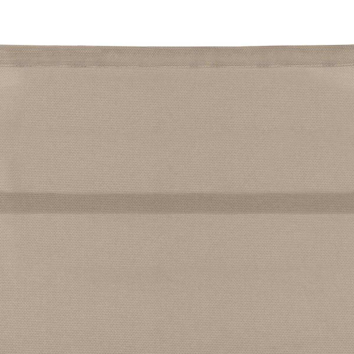 vidaXL Ξαπλώστρα Κρεμ από Textilene και Αλουμίνιο