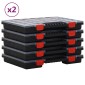 vidaXL Κουτιά Ταξινόμησης 10 τεμ. 40 x 30 x 5 εκ. από Πολυπροπυλένιο