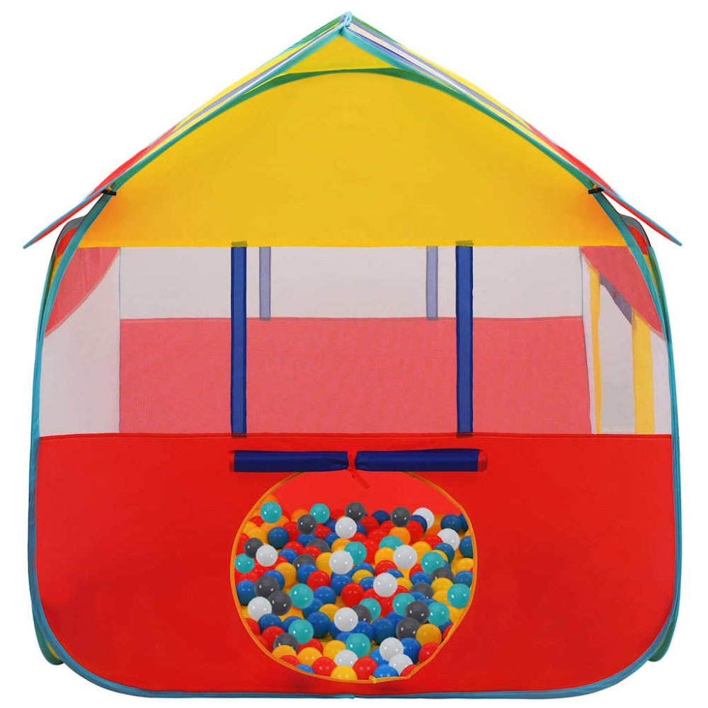 vidaXL Παιδική Σκηνή 123 x 120 x 126 εκ. με 550 Μπάλες