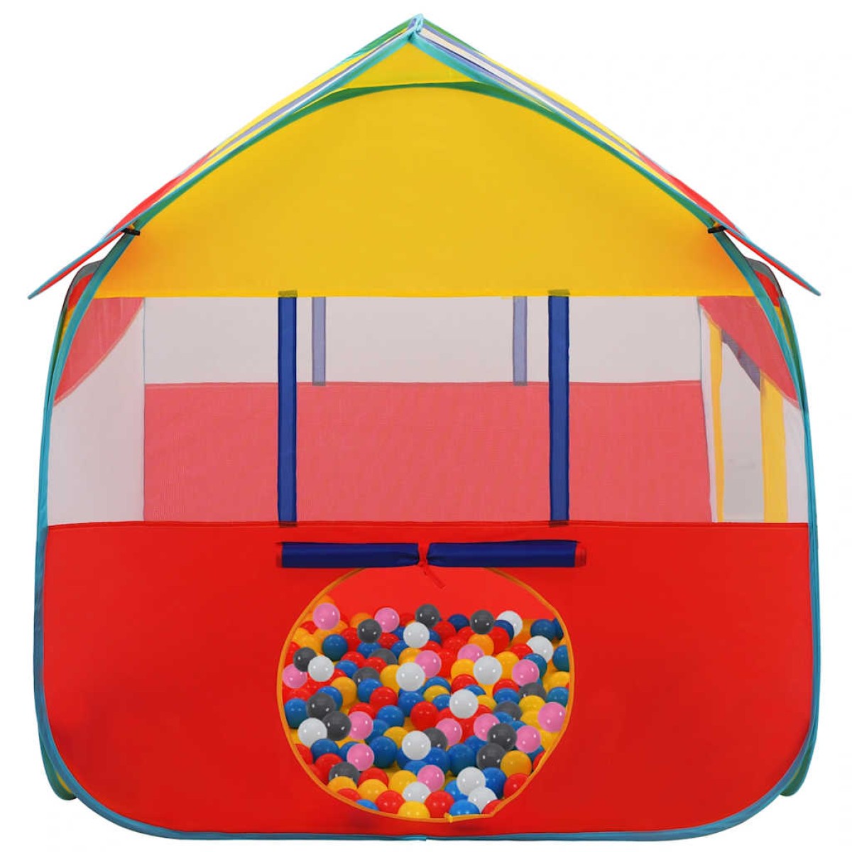 vidaXL Παιδική Σκηνή 123 x 120 x 126 εκ. με 550 Μπάλες