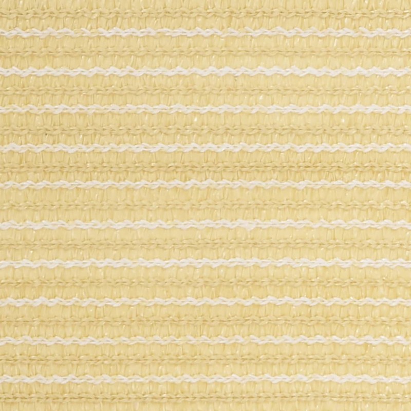 vidaXL Διαχωριστικό Βεράντας Μπεζ 75 x 400 εκ. από HDPE