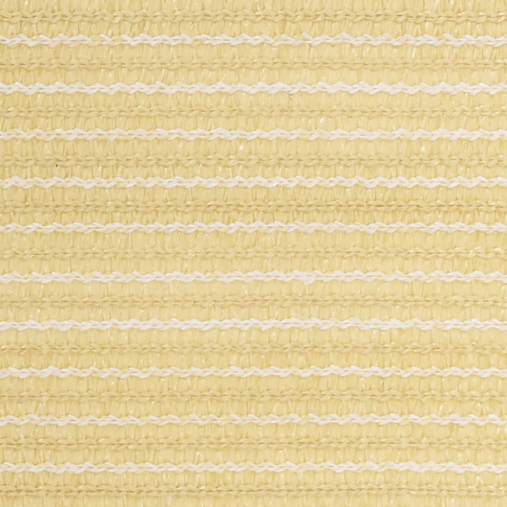 vidaXL Διαχωριστικό Βεράντας Μπεζ 120 x 400 εκ. από HDPE