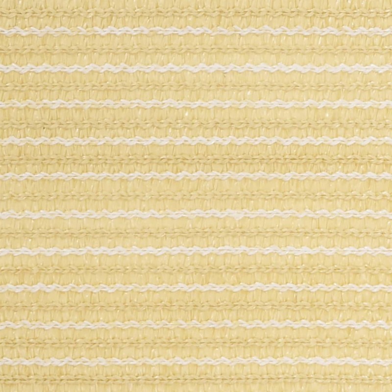 vidaXL Διαχωριστικό Βεράντας Μπεζ 120 x 400 εκ. από HDPE
