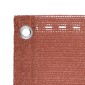 vidaXL Διαχωριστικό Βεράντας Τερακότα 90 x 300 εκ. από HDPE